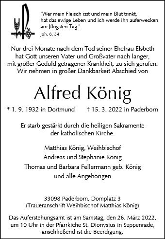 Erinnerungsbild für Alfred König