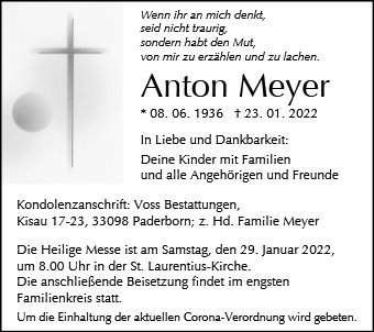 Erinnerungsbild für Anton Meyer