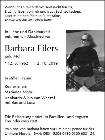Erinnerungsbild für Barbara Eilers