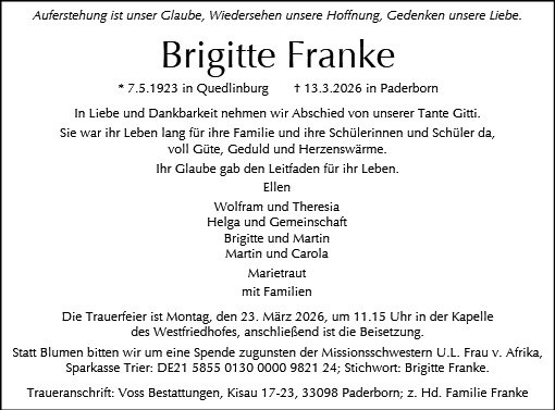 Profilbild von Brigitte Franke