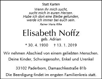 Erinnerungsbild für Elisabeth Noffz