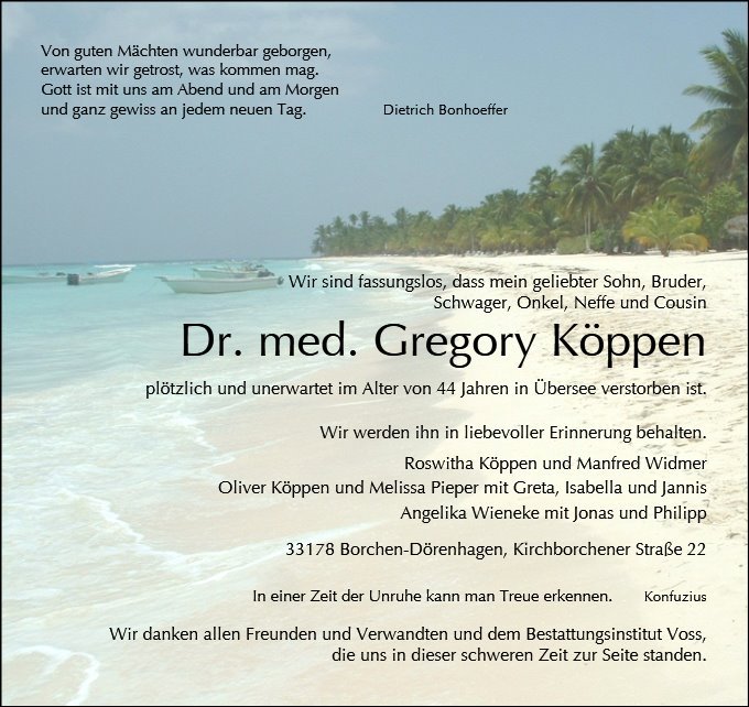 Erinnerungsbild für Dr. med. Gregory Köppen