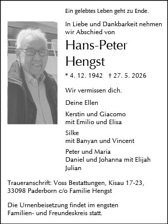 Profilbild von Hans-Peter Hengst