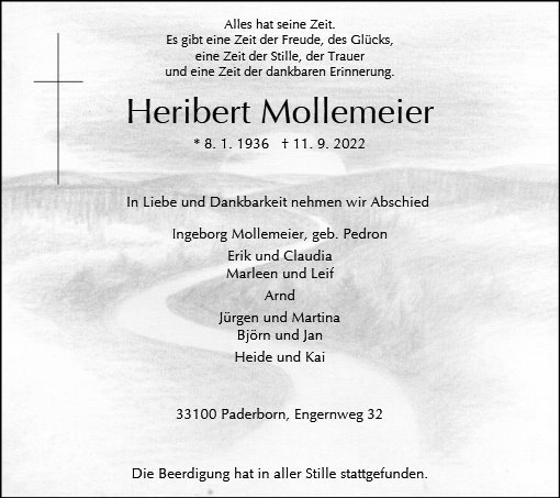 Erinnerungsbild für Heribert Mollemeier