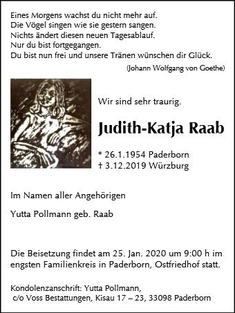 Erinnerungsbild für Judith-Katja Raab