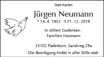 Erinnerungsbild für Jürgen Neumann