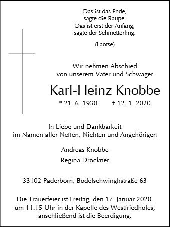 Erinnerungsbild für Karl-Heinz Knobbe