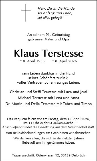 Profilbild von Klaus Terstesse