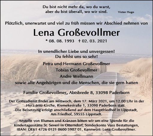 Erinnerungsbild für Lena Großevollmer