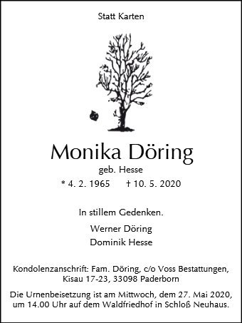 Erinnerungsbild für Monika Döring