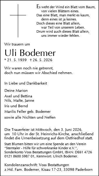 Profilbild von Uli Bodemer